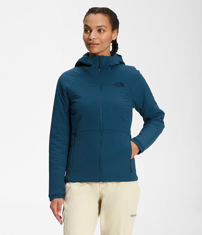 The North Face Womens Puffer Jacket Ventrix™ Hoodie 743EISWTH - Blue